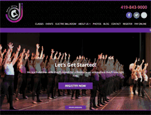 Tablet Screenshot of daryljervisdance.com